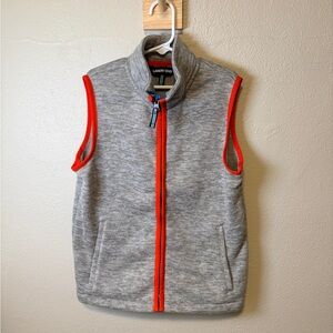 Lands' End Gray and Red Vest